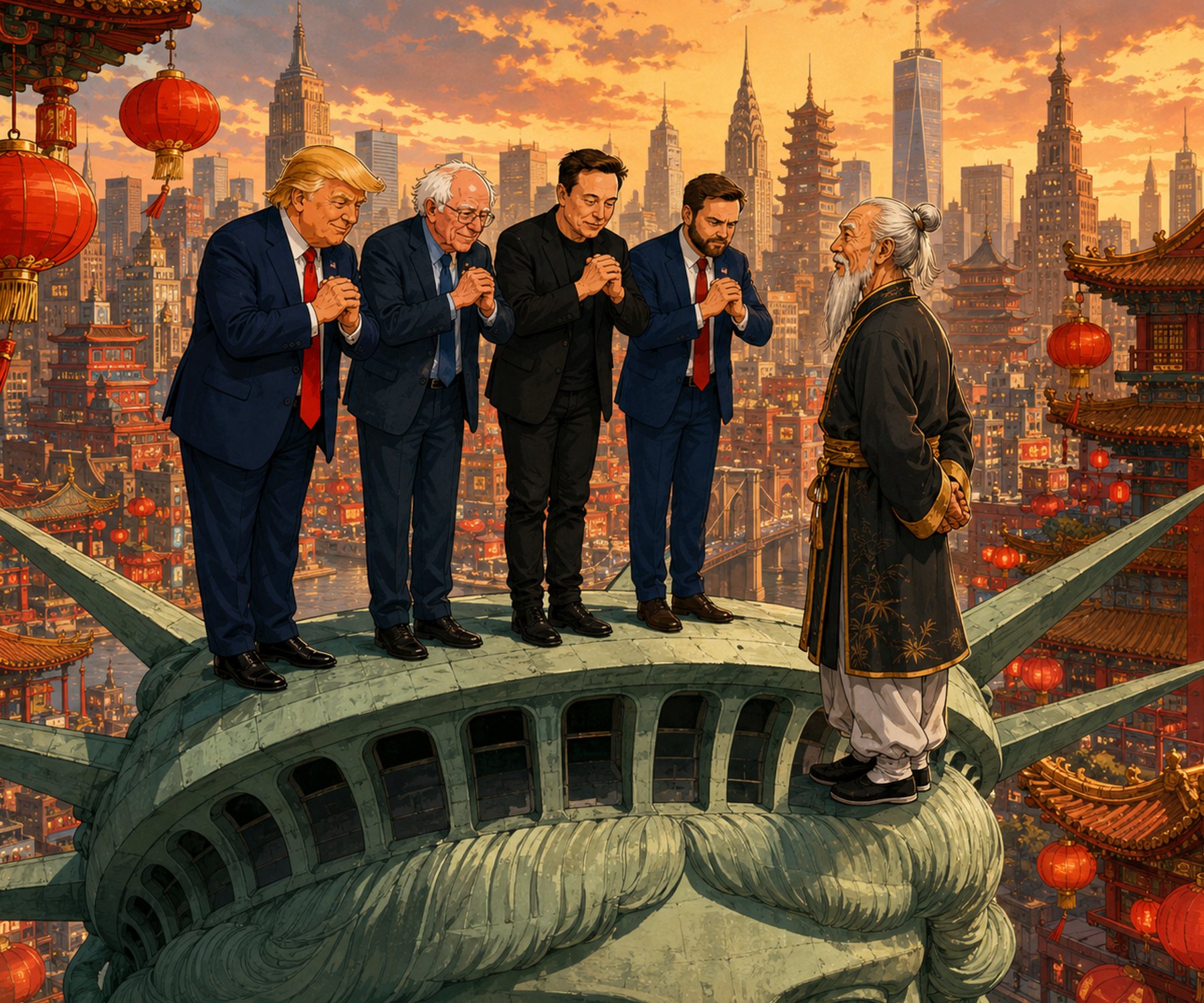 Statue of Liberty meeting